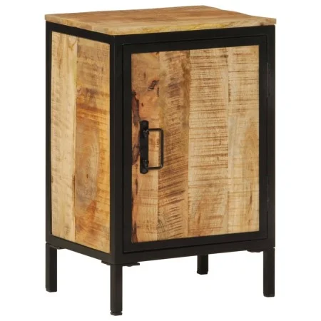 Mueble de baño madera maciza de mango y hierro 40x30x60 cm de , Muebles de baño - Ref: Foro24-358574, Precio: 96,74 €, Descue...