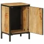 Mueble de baño madera maciza de mango y hierro 40x30x60 cm de , Muebles de baño - Ref: Foro24-358574, Precio: 96,74 €, Descue...