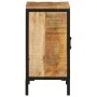 Mueble de baño madera maciza de mango y hierro 40x30x60 cm de , Muebles de baño - Ref: Foro24-358574, Precio: 96,74 €, Descue...