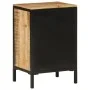 Mueble de baño madera maciza de mango y hierro 40x30x60 cm de , Muebles de baño - Ref: Foro24-358574, Precio: 96,74 €, Descue...