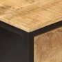 Mesa consola madera maciza de mango y hierro 100x35x76 cm de , Mesas auxiliares - Ref: Foro24-358581, Precio: 144,30 €, Descu...