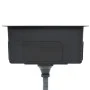 Fregadero de cocina hecho a mano acero inoxidable de vidaXL, Fregaderos - Ref: Foro24-145076, Precio: 139,03 €, Descuento: %