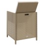 Sillas de jardín con cojines 4 unidades ratán sintético beige de , Sillas de jardín - Ref: Foro24-316804, Precio: 184,17 €, D...