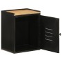 Mueble de baño hierro y madera maciza de mango 40x30x50 cm de , Muebles de baño - Ref: Foro24-358565, Precio: 66,70 €, Descue...