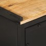 Mueble de baño hierro y madera maciza de mango 40x30x50 cm de , Muebles de baño - Ref: Foro24-358565, Precio: 66,70 €, Descue...