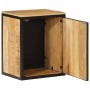 Mueble de baño madera maciza de mango y hierro 40x30x50 cm de , Muebles de baño - Ref: Foro24-358573, Precio: 102,04 €, Descu...