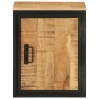 Mueble de baño madera maciza de mango y hierro 40x30x50 cm de , Muebles de baño - Ref: Foro24-358573, Precio: 102,04 €, Descu...
