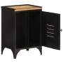 Mueble de baño hierro y madera maciza de mango 40x30x60 cm de , Muebles de baño - Ref: Foro24-358566, Precio: 80,27 €, Descue...