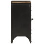 Mueble de baño hierro y madera maciza de mango 40x30x60 cm de , Muebles de baño - Ref: Foro24-358566, Precio: 80,27 €, Descue...