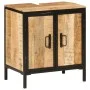 Mueble de baño madera maciza de mango y hierro 55x35x60 cm de , Muebles de baño - Ref: Foro24-358572, Precio: 154,52 €, Descu...