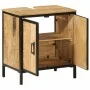 Mueble de baño madera maciza de mango y hierro 55x35x60 cm de , Muebles de baño - Ref: Foro24-358572, Precio: 154,52 €, Descu...