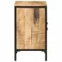 Mueble de baño madera maciza de mango y hierro 55x35x60 cm de , Muebles de baño - Ref: Foro24-358572, Precio: 154,52 €, Descu...