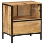Mueble de baño madera maciza de mango y hierro 55x35x60 cm de , Muebles de baño - Ref: Foro24-358572, Precio: 157,93 €, Descu...
