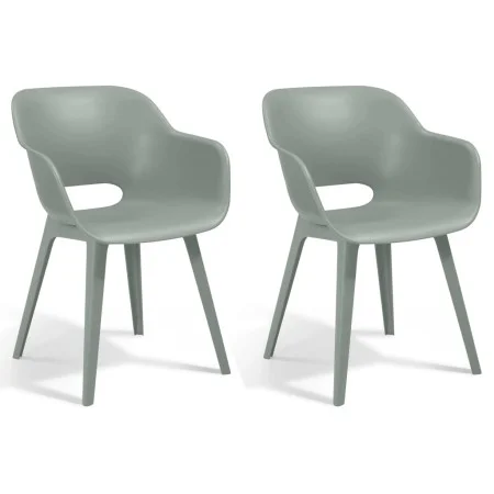 Keter Akola garden chairs 2 units vintage green by , Garden chairs - Ref: Foro24-432689, Price: 180,19 €, Discount: %
