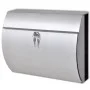 Stainless steel elongated mailbox by , mailboxes - Ref: Foro24-50352, Price: 52,31 €, Discount: %