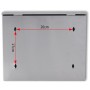 Buzón alargado de acero inoxidable de , Buzones de correo - Ref: Foro24-50352, Precio: 53,23 €, Descuento: %