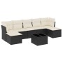 Set de sofás de jardín 8 piezas y cojines ratán sintético negro de , Conjuntos de jardín - Ref: Foro24-3249875, Precio: 432,4...