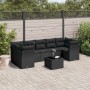 Set de sofás de jardín 8 piezas y cojines ratán sintético negro de , Conjuntos de jardín - Ref: Foro24-3249124, Precio: 519,7...