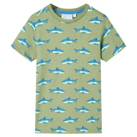 Camiseta infantil caqui claro 92 de , Camisetas para niños - Ref: Foro24-12299, Precio: 7,85 €, Descuento: %