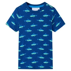 Dark blue children's t-shirt size 140 by , Kids T-shirts - Ref: Foro24-12308, Price: 7,85 €, Discount: %
