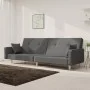 Sofá cama de 2 plazas con dos almohadas tela gris claro de , Sofás - Ref: Foro24-375741, Precio: 275,96 €, Descuento: %