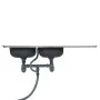 Doppelbeckenspüle mit Sieb und Siphon aus Edelstahl von vidaXL, Sinkt - Ref: Foro24-145075, Preis: 181,05 €, Rabatt: %