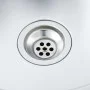 Doppelbeckenspüle mit Sieb und Siphon aus Edelstahl von vidaXL, Sinkt - Ref: Foro24-145075, Preis: 181,05 €, Rabatt: %