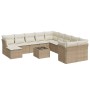 Set de sofás de jardín 12 pzas y cojines ratán sintético marrón de , Conjuntos de jardín - Ref: Foro24-3218618, Precio: 738,2...