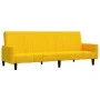 Yellow velvet 2-seater sofa bed by , Sofas - Ref: Foro24-375781, Price: 268,91 €, Discount: %