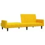 Yellow velvet 2-seater sofa bed by , Sofas - Ref: Foro24-375781, Price: 268,91 €, Discount: %