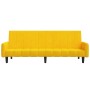 Sofá cama de 2 plazas terciopelo amarillo de , Sofás - Ref: Foro24-375781, Precio: 273,64 €, Descuento: %
