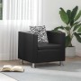 Sillón de cuero sintético negro en Sillones | Comprar online en Foru.es