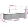 Set de sofá de jardín 3 pzas y cojines ratán sintético gris de , Conjuntos de jardín - Ref: Foro24-3217470, Precio: 169,58 €,...