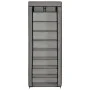 Mueble zapatero de tela con funda gris 57x29x162 cm de vidaXL, Zapateros y organizadores de calzado - Ref: Foro24-282432, Pre...