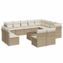 Set sofás de jardín con cojines 13 pzas ratán sintético beige de , Conjuntos de jardín - Ref: Foro24-3218478, Precio: 825,47 ...