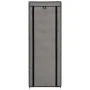 Mueble zapatero de tela con funda gris 57x29x162 cm de vidaXL, Zapateros y organizadores de calzado - Ref: Foro24-282432, Pre...