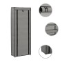 Mueble zapatero de tela con funda gris 57x29x162 cm de vidaXL, Zapateros y organizadores de calzado - Ref: Foro24-282432, Pre...