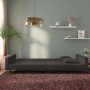 Sofá cama de 2 plazas con dos almohadas terciopelo negro de , Sofás - Ref: Foro24-375923, Precio: 270,12 €, Descuento: %