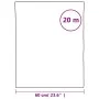 Lámina de ventana esmerilada PVC gris transparente 60x2000 cm de , Láminas para ventana - Ref: Foro24-155816, Precio: 26,75 €...