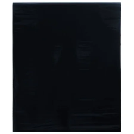 Lámina de ventana esmerilada estática PVC negro 90x2000 cm de , Láminas para ventana - Ref: Foro24-155837, Precio: 37,36 €, D...