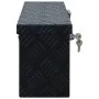 Aluminum box 485x140x200 mm black by vidaXL, Toolboxes - Ref: Foro24-144845, Price: 73,07 €, Discount: %