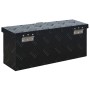 Caja de aluminio 485x140x200 mm negra de vidaXL, Cajas de herramientas - Ref: Foro24-144845, Precio: 73,92 €, Descuento: %