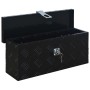 Caja de aluminio 485x140x200 mm negra de vidaXL, Cajas de herramientas - Ref: Foro24-144845, Precio: 73,92 €, Descuento: %