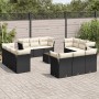 Set de sofás de jardín y cojines 13 pzas ratán sintético negro de , Conjuntos de jardín - Ref: Foro24-3217336, Precio: 792,17...