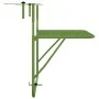 Mesa de balcón acero verde 60x40 cm de , Mesas de jardín - Ref: Foro24-340918, Precio: 50,59 €, Descuento: %