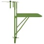 Mesa de balcón acero verde 60x40 cm de , Mesas de jardín - Ref: Foro24-340918, Precio: 50,15 €, Descuento: %