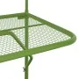 Mesa de balcón acero verde 60x40 cm de , Mesas de jardín - Ref: Foro24-340918, Precio: 50,59 €, Descuento: %