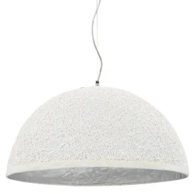 Lámpara colgante blanco y plateado E27 Ø50 cm de vidaXL, Lámparas - Ref: Foro24-50937, Precio: 74,63 €, Descuento: %