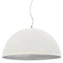 Lámpara colgante blanco y plateado E27 Ø50 cm de vidaXL, Lámparas - Ref: Foro24-50937, Precio: 75,69 €, Descuento: %