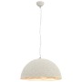Lámpara colgante blanco y plateado E27 Ø50 cm de vidaXL, Lámparas - Ref: Foro24-50937, Precio: 75,69 €, Descuento: %